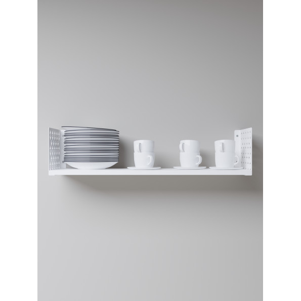 Полка навесная 17х70х22 см из ЛДСП Белая 380996 -
                                                        Фото 5